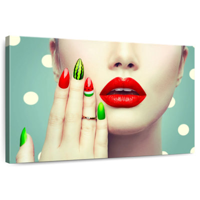 Shuttleworth Watermelon Designed Nails