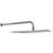 16" Square Thin Rainfall Shower Head with 1/2" IPS x 19" IPS Wall Mount 90-Degree Arm and Flange-105842152