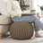 100% Cotton Hand Knitted Pouf Ottoman-1579256785
