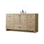 Meuble-lavabo double 60 po avec plateau en marbre d'ingénierie Soma-2104612501