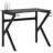 Manzura Gaming Desk with K-Shaped Legs, Ergonomic Computer Desk, Sturdy PC Desk for Gamers-58449399