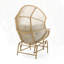 Fauteuil oscillant d'extérieur en osier-871695177
