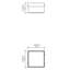 1 - Light LED Flush Mount-99925043-69149760