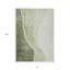 Tapis extérieur lavable abstrait vert olive et beige 8 pi x 10 pi