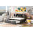 Metal Twin Size Daybed With Twin Size Trundle, Storage Shelves And USB Ports-222772949