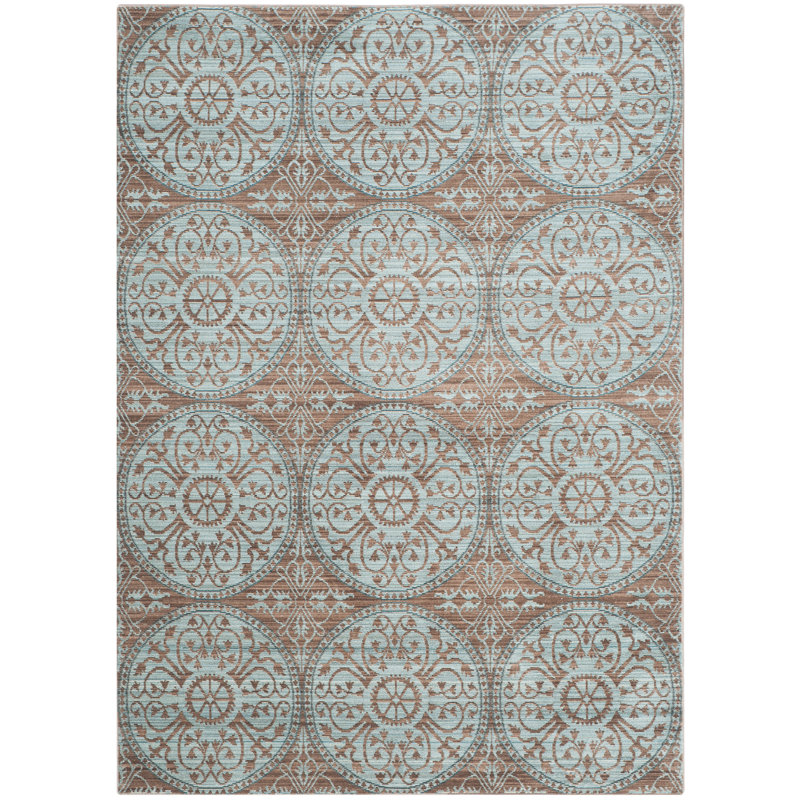 Tapis géométrique Vidrio Valencia Performance, Rectangle 9 pi x 12 pi