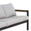Ensemble de conversation de patio en aluminium Aspen pour 5 personnes avec coussins et table basse