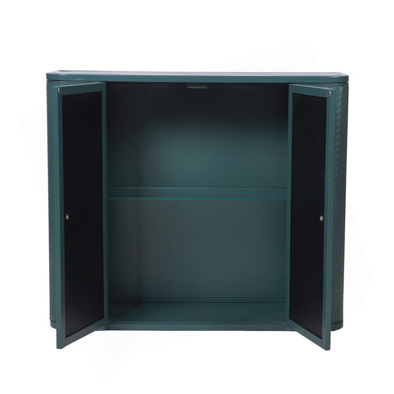 Armoire de salle de bain murale avec miroir, 2 portes en miroir et tablette ouverte, armoire de rangement en métal de style campagnard avec compartiment ouvert pour meuble-lavabo