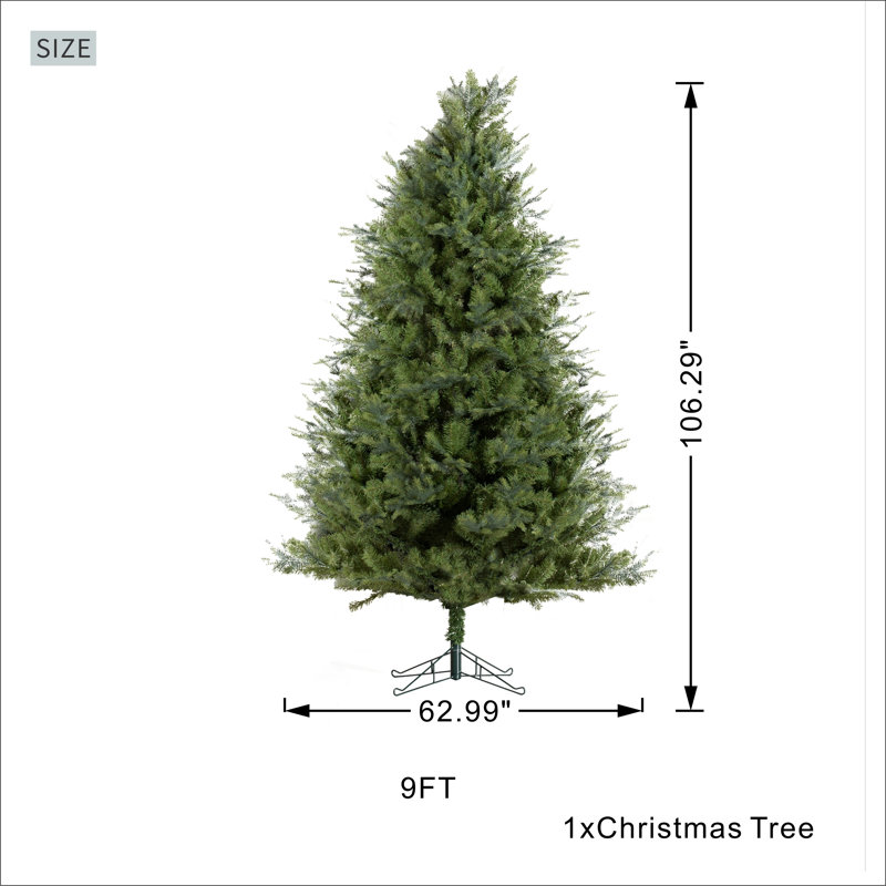 Arbre de Noël artificiel 9 pi, 9 pi