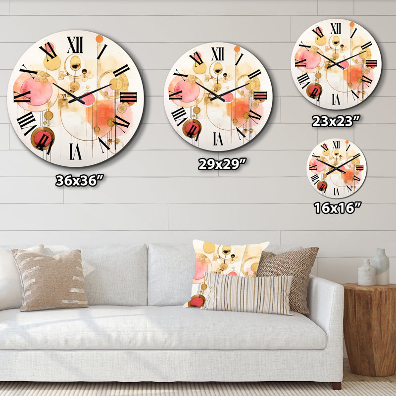 Horloge murale synchronisée, Très grand