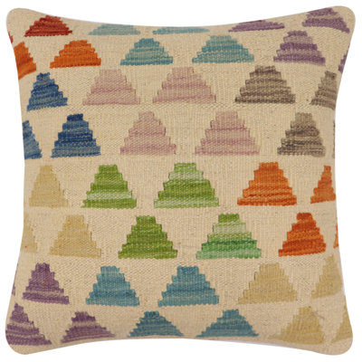 Housse et insert de coussin carré 100% laine