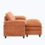 Fauteuil surdimensionné avec repose-pieds Chenille-301070767