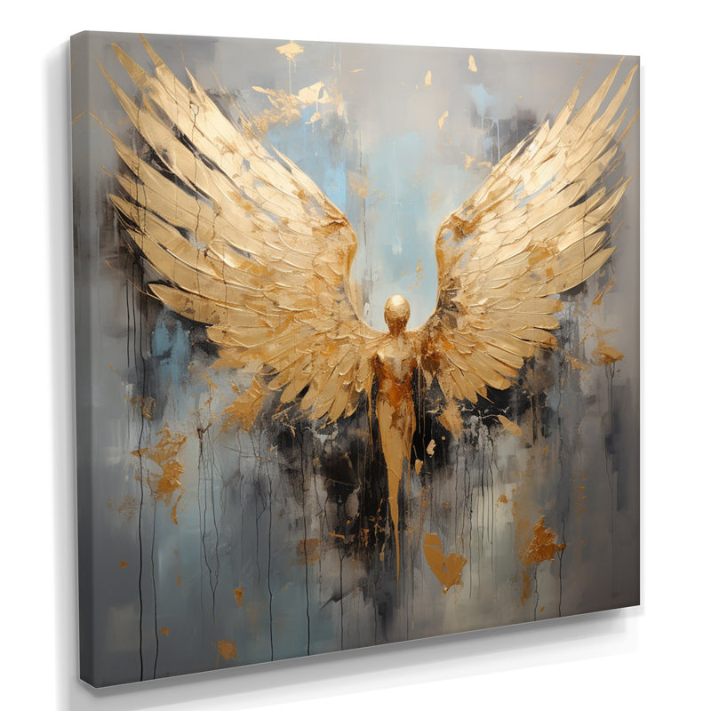 «Angel Angel Radiance», H 36 po x l 36 po, Toile tendue