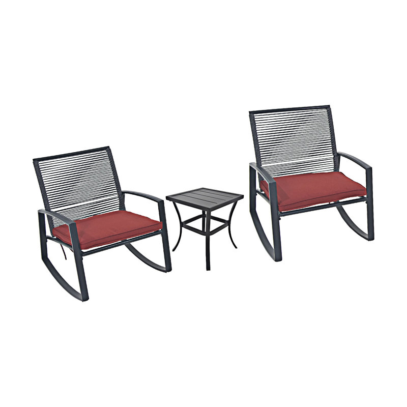 Ensemble de conversation bistro pour 2 personnes, Red