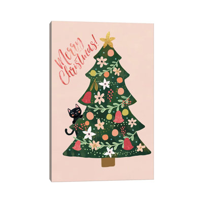 Xmas Pine by Mia Charro - Wrapped Canvas Gallery-Wrapped Canvas Giclée