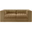 Tissu d'ameublement en velours Paynton 2 pièces Canapé modulaire-702581285