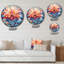 Horloge murale florissante rose-93379499