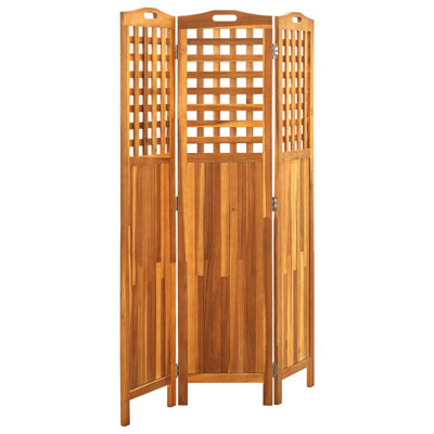 Marius 170cm H Solid Wood Folding Room Divider