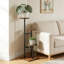 Support à plantes à 3 niveaux pour plantes d'intérieur, support à fleurs en coin rétro avec design multicouche pour le salon, tablette à plantes robuste à plusieurs niveaux pour plantes multiples