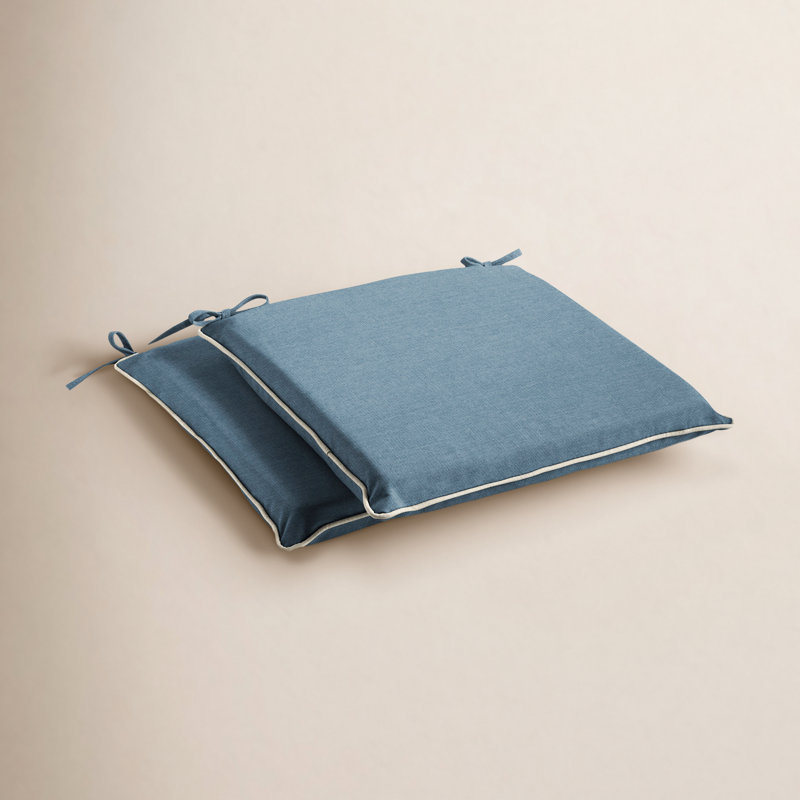 Coussin de siège d'extérieur Sunbrella, Palette denim Sunbrella®, H 2 po x l 20 po x P 20 po