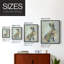 Fantastic Florals Hare, assis, reproduction encadrée - bois massif-1679915356-1679915357