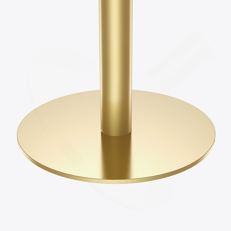 Table de salle à manger 31,5 pouces carrée moderne en faux marbre tulipe avec structure en métal | Idée de cadeau, Blanc