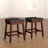 Boneta Kona 24" Tall Backless Counter Stool, Raisin