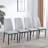 5-Piece Dining Table Chairs Set, Rectangular Dining Room Table Set For 4