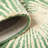 NICOLE MILLER NEW YORK Kendall Fluted Geo Handcrafted Wool Area Rug Green-107408570