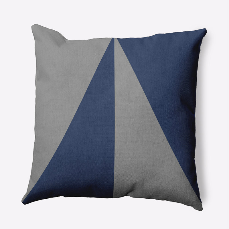 Coussin décoratif Prism Autum, Bleu pierre, 18 po x 18 po