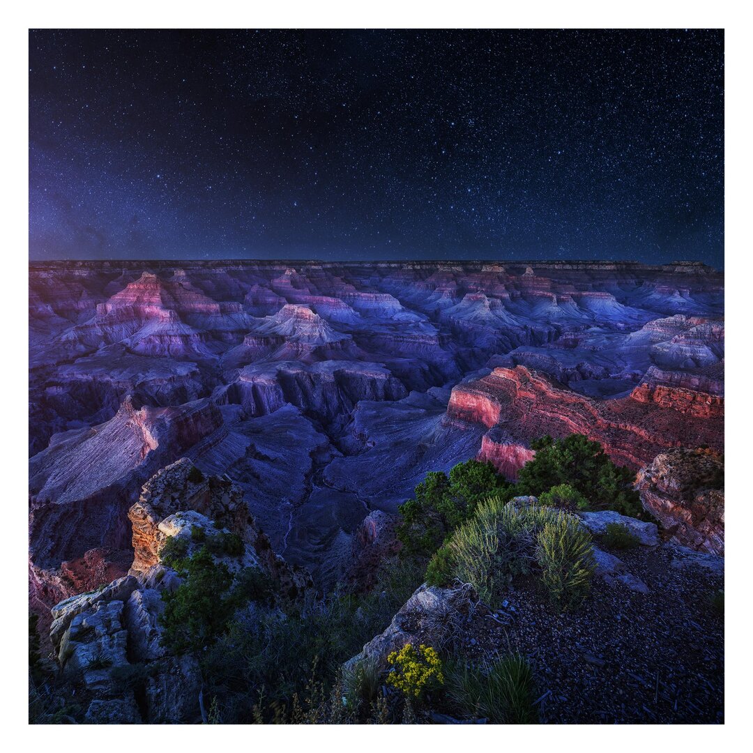 Strukturierte Tapete Grand Canyon at Night 3,36 m x 336 cm