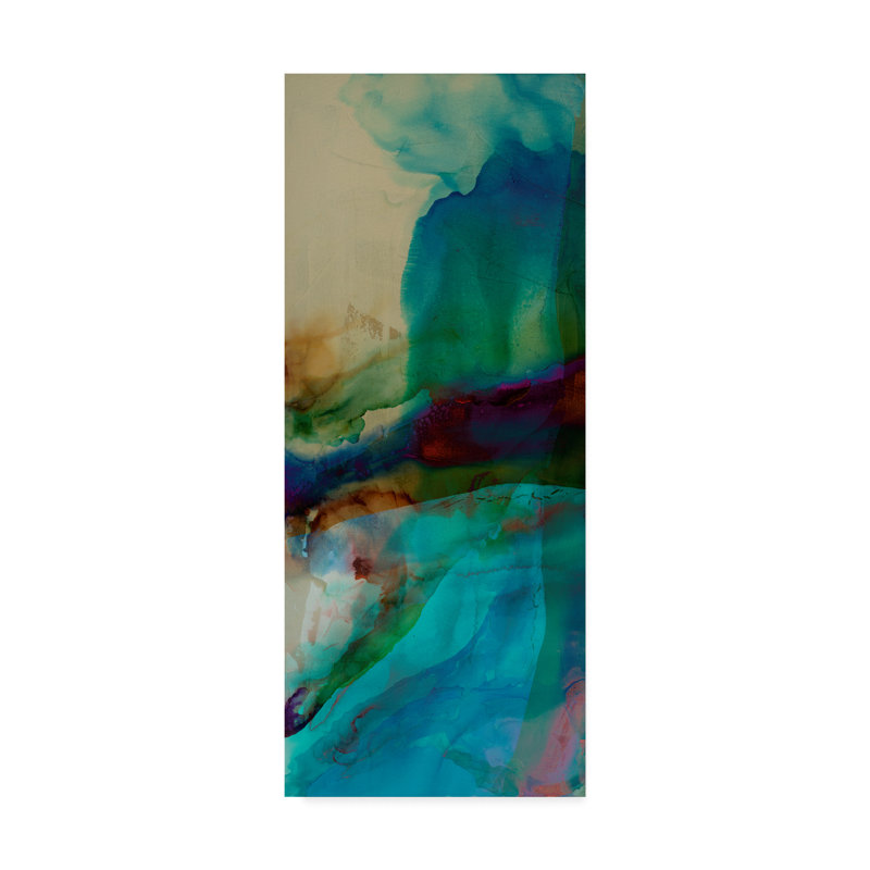 Peinture sur toile tendue, H 19 po x l 8 po x P 2 po