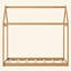 Twin Size Wooden House Bed
