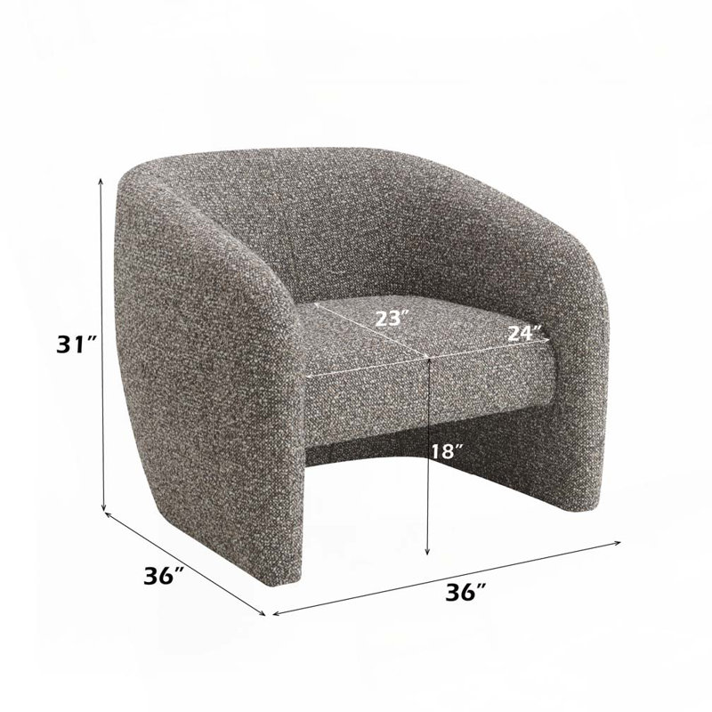 Chaise d'appoint rembourrée