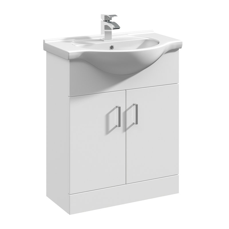 Mayford 650mm Single Bathroom Vanity with Integrated Basin