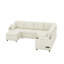 Canapé modulaire Canapé-lit polyvalent Canapé-lit en forme de U avec un grand espace de rangement, deux porte-gobelets et des ports de charge-136817845