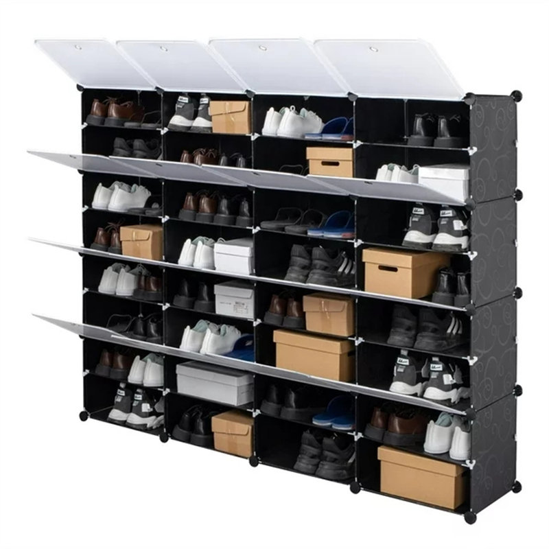 Range-chaussures empilable - H 47,25 po x l 53 po x P 12 po