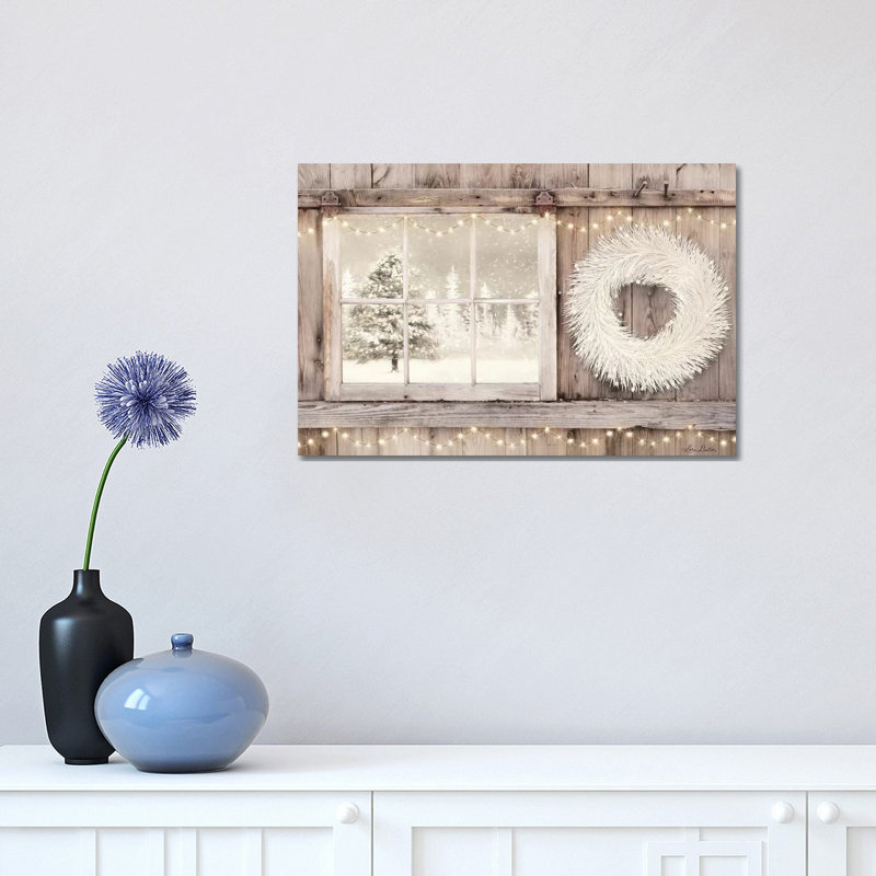 Winter White View by Lori Deiter - Print on Canvas, 30.48cm H x 45.72cm W x 1.91cm D, Wrapped Canvas