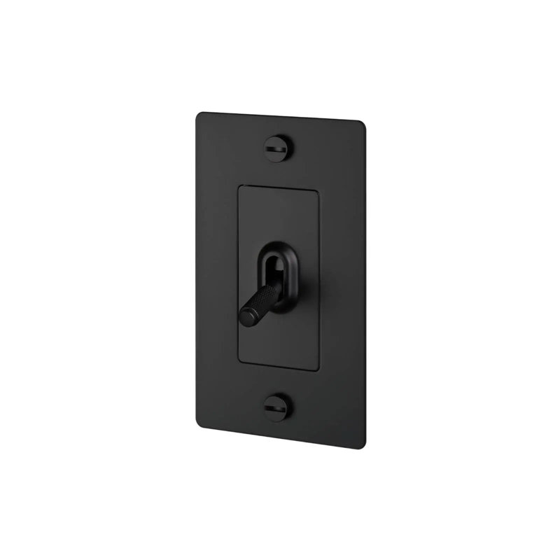 1G Toggle Switch / Non-Logo, Matte Black