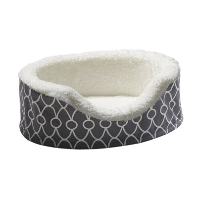 Quiet Time Orthoperdic Egg-Crate Nesting Pet Bed w/ Polytetrafluoroethylene Fabric Protector