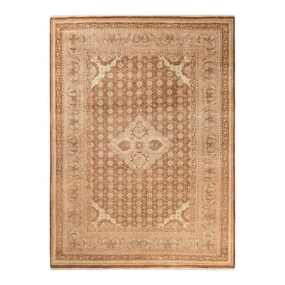 Keller One-of-a-Kind 6' 1" X 8' 6" 2000s Wool Area Rug in Yellow