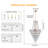 Adjustable Empire Crystal Chandelier With Hanging Chain