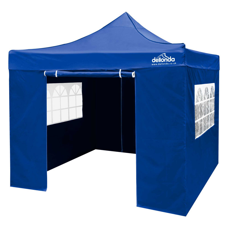 Premium 3m x 3m Steel Pop-Up Gazebo, Blue