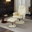 Fauteuil inclinable de luxe en cuir PU avec repose-pieds, pivotant à 360 °, vibration à 5 points, siège chauffant, dossier réglable à 140 ° pour un confort ultime