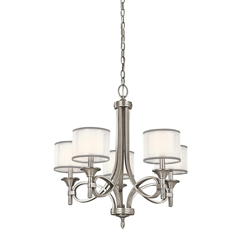 Eisen 5-Light Shaded Chandelier