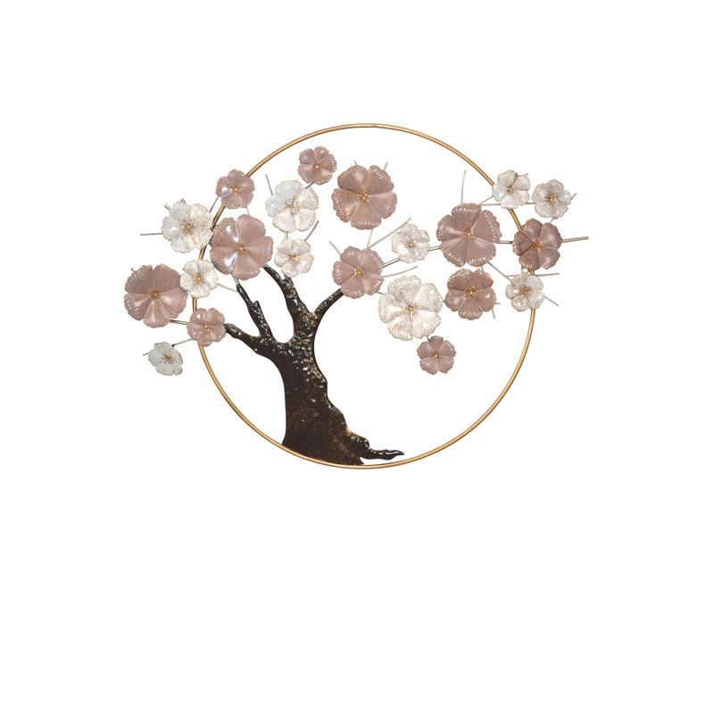 Traditional Plants & Flowers Wall Decor on Metal