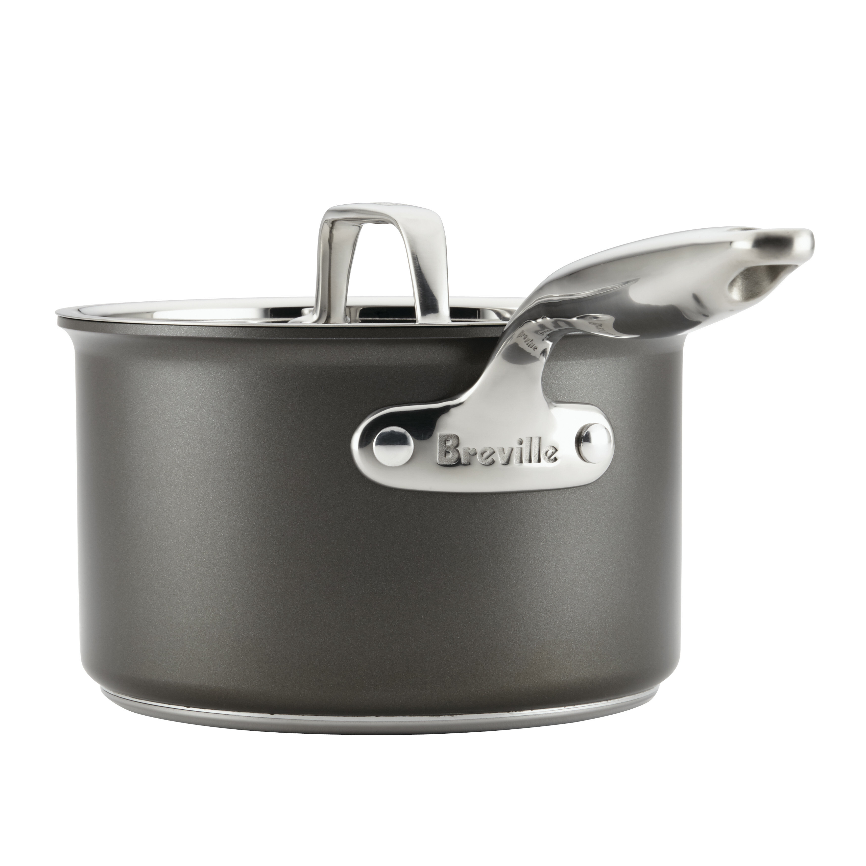  Breville Thermal Pro Stainless Steel Sauce Pan/Saucepan with Lid,  2 Quart, Silver: Home & Kitchen