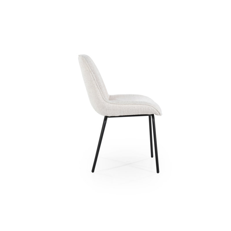 Dining Chair Upholstered Dining Chair, White