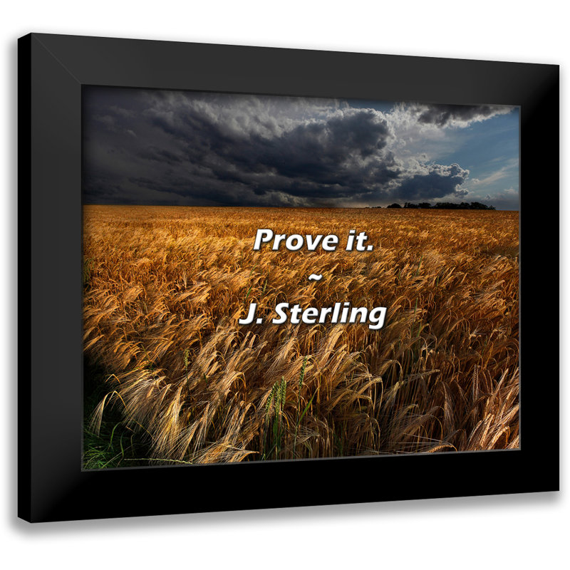 J. Sterling Citation: Prove it.