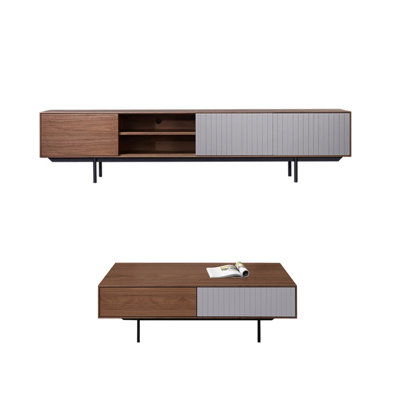 Italian TV stand and coffee table combination